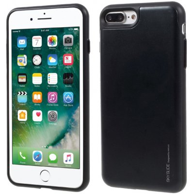 Pouzdro Mercury Sky Slide Apple iPhone 7 / 8 - prostor platební karty - plastové / gumové - černé