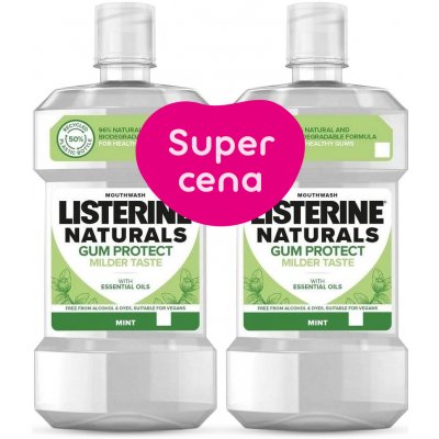 Listerine Naturals Gum Protect 2 x 500 ml – Zbozi.Blesk.cz