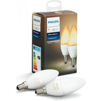 Philips Hue White Ambiance E14 6W B39 2 ks