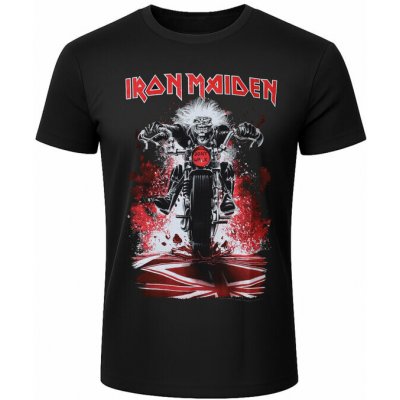 Pánské tričko Iron Maiden Eddie Biker LOW FREQUENCY IM0022TSS – Hledejceny.cz
