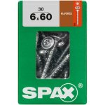 Spax Wirox Vrut do dřeva HI.FORCE, ø 6 × 60 mm, TX30, talířová hlava, 30 ks 4251010600607 – Hledejceny.cz