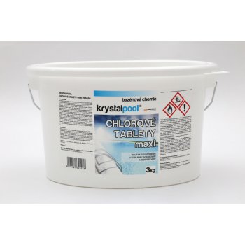 KRYSTALPOOL Chlorové tablety maxi 3 kg