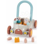 Écoiffier Baby Walker Chodítko auto BB Abrick s úložným prostorem a kostkami 17 dílů – Sleviste.cz