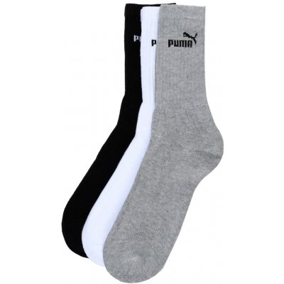 Puma SPORTOVNÍ ponožky 3 PACK OUTLETS ŠEDÁ