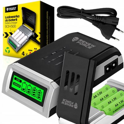 Renew Force pro AA/AAA baterie 4x s indikátorem nabití – Zboží Živě