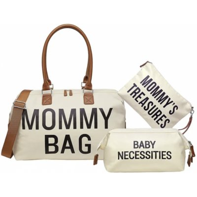MXM Mommy bag Béžová set 3ks – Zboží Dáma
