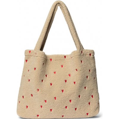 Studio Noos Teddy Hearts Mom Bag Ecru Hearts – Sleviste.cz
