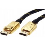 Kabel Roline Gold Displayport, konektor samec-samec (M-M) – Hledejceny.cz