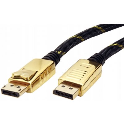 Kabel Roline Gold Displayport, konektor samec-samec (M-M) – Hledejceny.cz