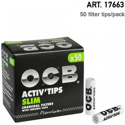 OCB active tips filtry 7 mm 50 ks – Zboží Mobilmania