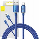 Baseus CAJY000403 Crystal shine, 1,2m, modrý – Zboží Živě