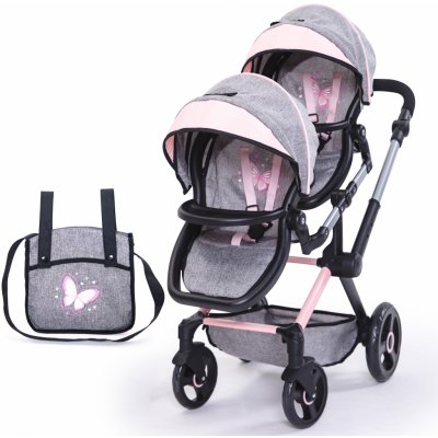 Bayer Design 26733AA Twin Xeo Butterfly džínově šedá, růžová