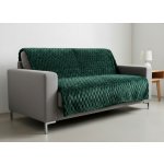 Mybesthome Přehoz na sedačku - pohovku FLANELA zelená 170x210 cm – Zboží Mobilmania
