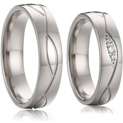 Steel Wedding Snubní prsteny chirurgická ocel SPPL019