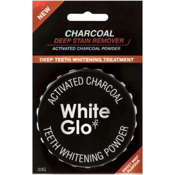 White Glo Charcoal bělící zubní pudr 30 g