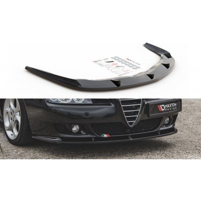 Maxton Design spoiler pod přední nárazník pro Alfa Romeo 156 Standard, černý lesklý plast ABS – Zbozi.Blesk.cz