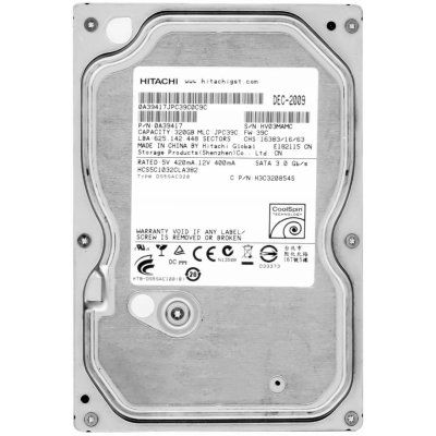 Hitachi 320GB SATA II 3,5", HCS5C1032CLA382