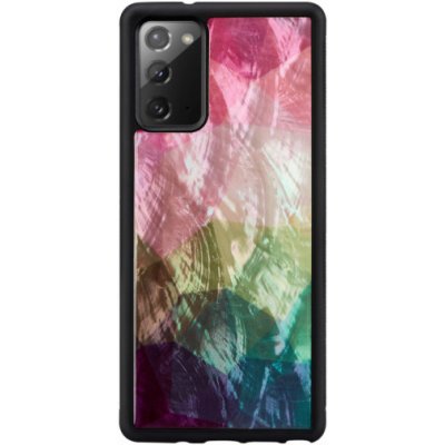 Pouzdro iKins Case Samsung Galaxy Note 20 water flower černé