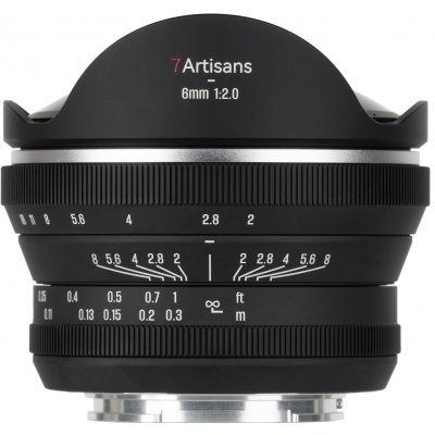 7Artisans 6mm f2,0 APS-C širokoúhlý objektiv (Sony E) – Sleviste.cz