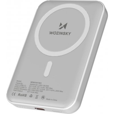 Wozinsky WRW349YWS 10000mAh bílá – Zboží Živě