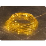 ACA Lighting LED dekorační řetěz 5m 50LED 3xAA teplá bílá bez funkcí zlatá [X0150131] – Hledejceny.cz
