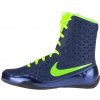 Boxerská obuv Nike KO modrá/neon. zelená modrá