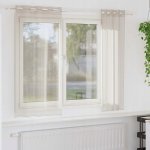 Voálové záclony se závěsy 2 ks pískové 140x175cm Polyester – Hledejceny.cz