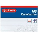 Herlitz Herlitz 01150507 náhradní karty do kartotéky 100 ks A5 30133 – Sleviste.cz