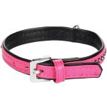 Karlie Flamingo Obojek Art Leather Plus Monte Carlo štrasový – Zboží Dáma