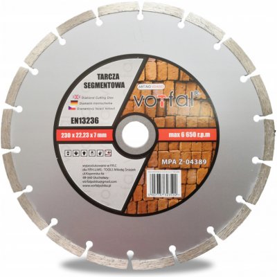 Vorfal Diamantový kotouč 230 mm V04085 – Zboží Dáma