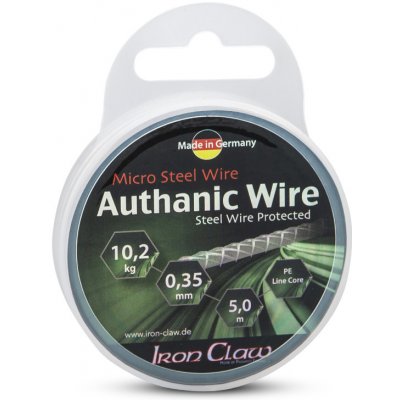 Saenger Návazcové lanko Iron Claw Authanic Wire 10 m 0,35 mm – Zboží Mobilmania