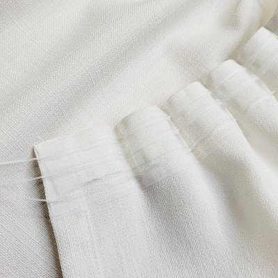 Hotové luxusní závěsy GERSTER 7650 BÍLÁ 02 260 x 246 cm -2ks – Hledejceny.cz