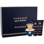 Versace Pour Femme Dylan Blue pro ženy EDP 50 ml + tělové mléko 50 ml + sprchový gel 50 ml dárková sada – Hledejceny.cz