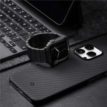 Pitaka Air case, black/grey - Apple Watch 7 45 mm KW2002A