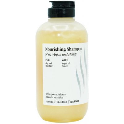 Back Bar Nourising Shampoo 02 Arganový olej a Med 1000 ml