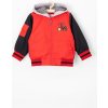Kojenecký kabátek, bunda a vesta 5.10.15. kojenecká bunda větrovka s odnímatelnou kapucí červená