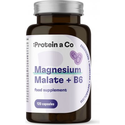 Protein&Co Magnesium malát + B6 120 kapslí – Hledejceny.cz