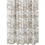 Bellatex Koupelnové závěsy - Zeď hnědá - 180x200 cm – Hledejceny.cz