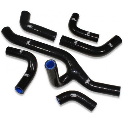 Silikonové hadice chladícího systému SAMCO Sport pro Ducati 851 1992 - 1995 - 6 kusů Barva: černá – Sleviste.cz