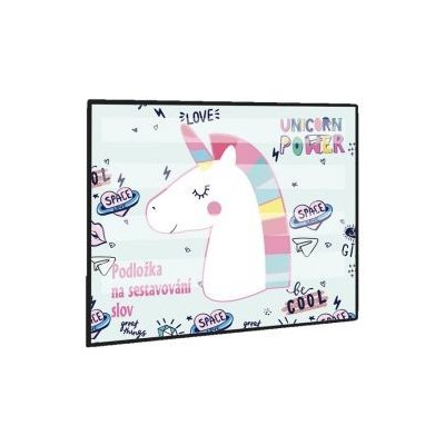 Karton P P podložka na sestavování slov Unicorn iconic 3 – Zboží Dáma