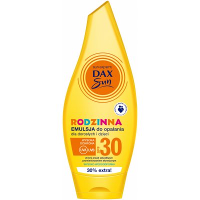 Dax Sun rodinné opalovací mléko pro dospělé a děti SPF30 250 ml