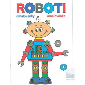 Omalovánky A5 Roboti