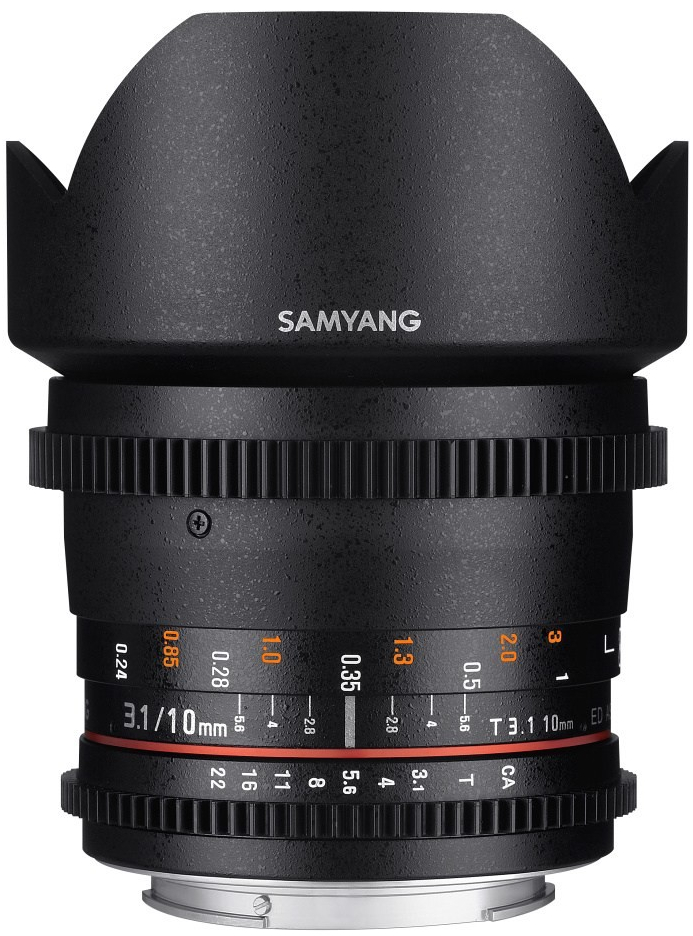 Samyang 10mm T3.1 VDSLR II Canon