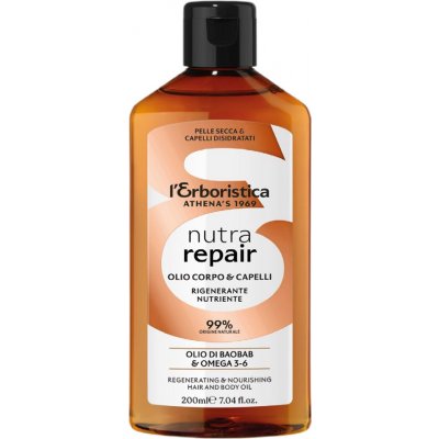 L'Erboristica, Tělový a vlasový olej Nutra Repair 200ml – Sleviste.cz