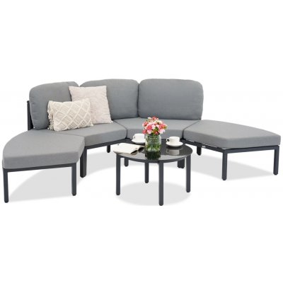 Garden Point Parana Corner 2 zahradní roh s pufy antracitový – Hledejceny.cz