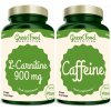 Doplněk stravy GreenFood Nutrition L-Carnitin 900mg 60 kapslí + Caffeine 60 kapslí