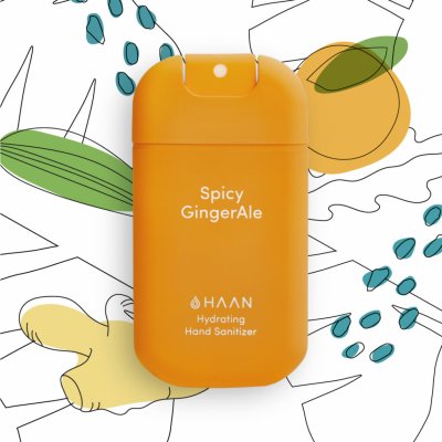 Haan Spicy Ginger Ale antibakteriální čisticí sprej na ruce 30 ml – Zbozi.Blesk.cz