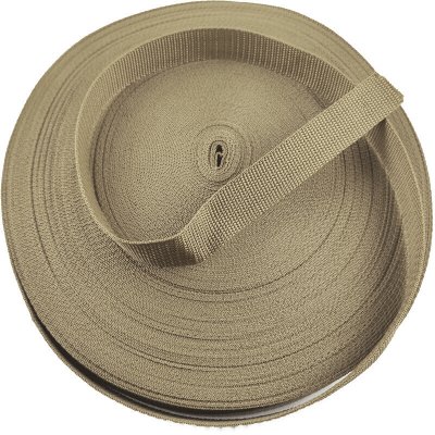 Polypropylénový popruh 25 mm béžový (balení 50 m) – Hledejceny.cz