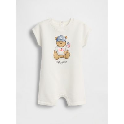 GAP Baby overal Brannan Bear VintageSoft Bílá – Hledejceny.cz
