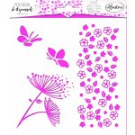 Aladine Šablona 15x15 cm kytičky – Hledejceny.cz